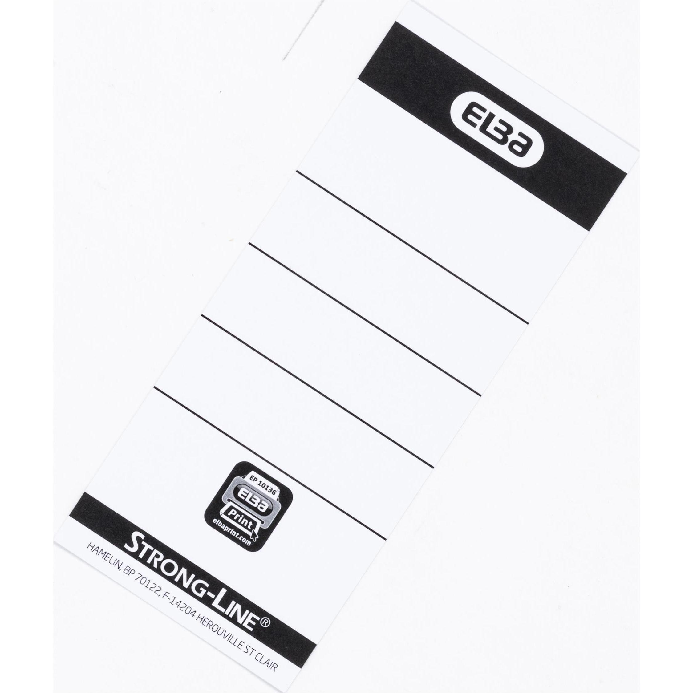 Thumbnail - Elba, Ordner Zubehör, Ordner-Rückenschild "Strong Line" und "myColour"