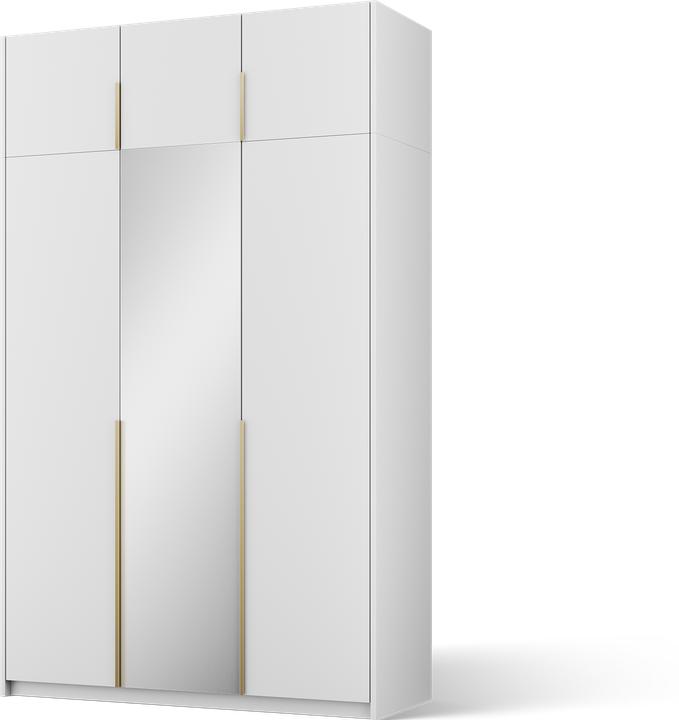 Produktbild ADRK Furniture Alera III mit Aufsatz – Drehtürenschrank (148 x 58 x 250 cm)
