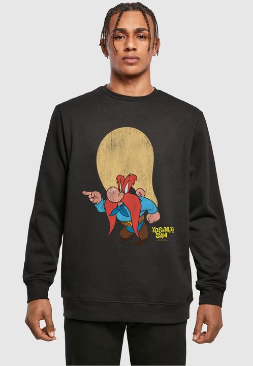 Actual product image Looney Tunes Mens Yosemite Sam Distressed Sweatshirt (L)