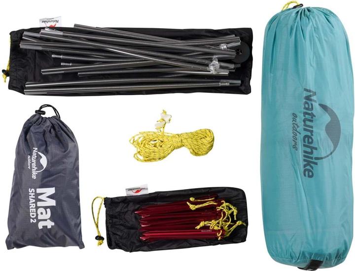 Produktbild Naturehike Shared (Tunnelzelt, 1.90 kg, 2 Personen)