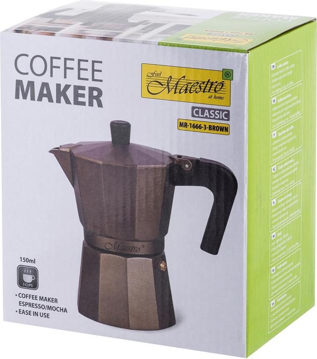 Actual product image Maestro Kawiarka na 3 filiżanki (3 T.)