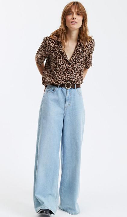 Actual product image La Redoute Collections Extra-wide high-waist jeans (32)