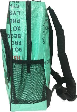 Produktbild Bekos Upcycling - Kinderrucksack aus recycelten Futtersäcke Frosch Medium