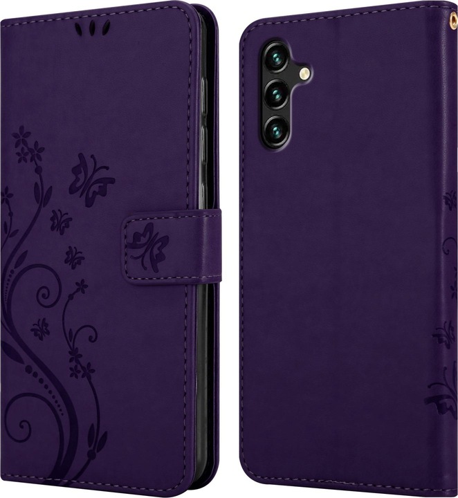 Actual product image Cadorabo Flower Book cover (Samsung Galaxy A13 5G)