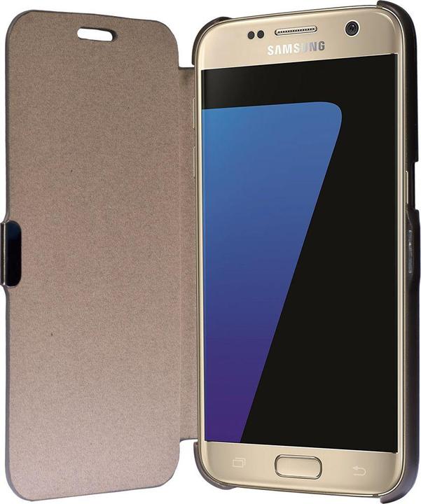 Actual product image König Design Flip Cover Protective Case Slim Case Mobile Phone Cover Bookstyle for Samsung Galaxy S7 Grey (Samsung Galaxy S7)