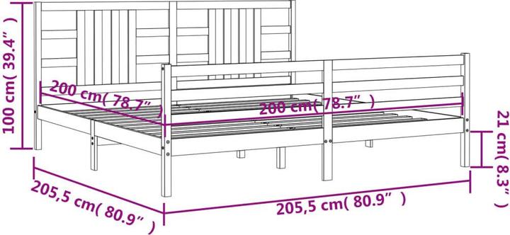 Produktbild vidaXL Kaolin (200 x 200 cm)