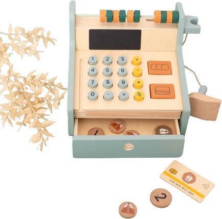Image du produit Activity Board Caisse jouet, jouet en bois, caisse enregistreuse, caisse jouet en bois, cadeau de Noël, argent