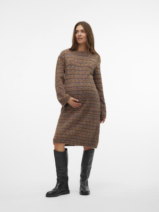 Immagine prodotto Mamalicious Vestibilità regolare Collo alto Polsini elasticizzati Maniche a palloncino Abito corto Abito in (S)