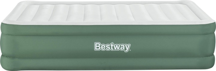 Actual product image Bestway ToughLite TPU Queen Air Mattress Queen, Built-in AC Pump 203x152x46 cm