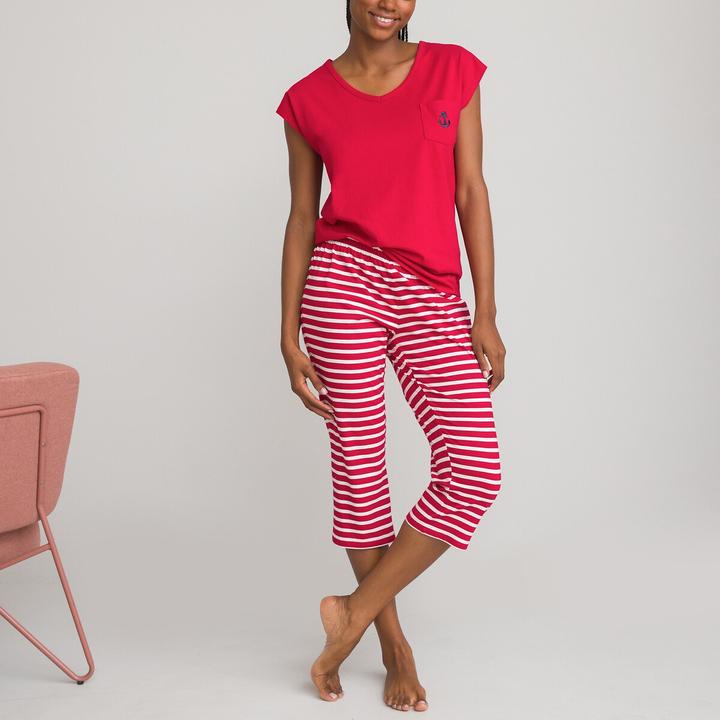 Produktbild La Redoute Collections Kurzer Pyjama aus Baumwoll-Jersey (40)
