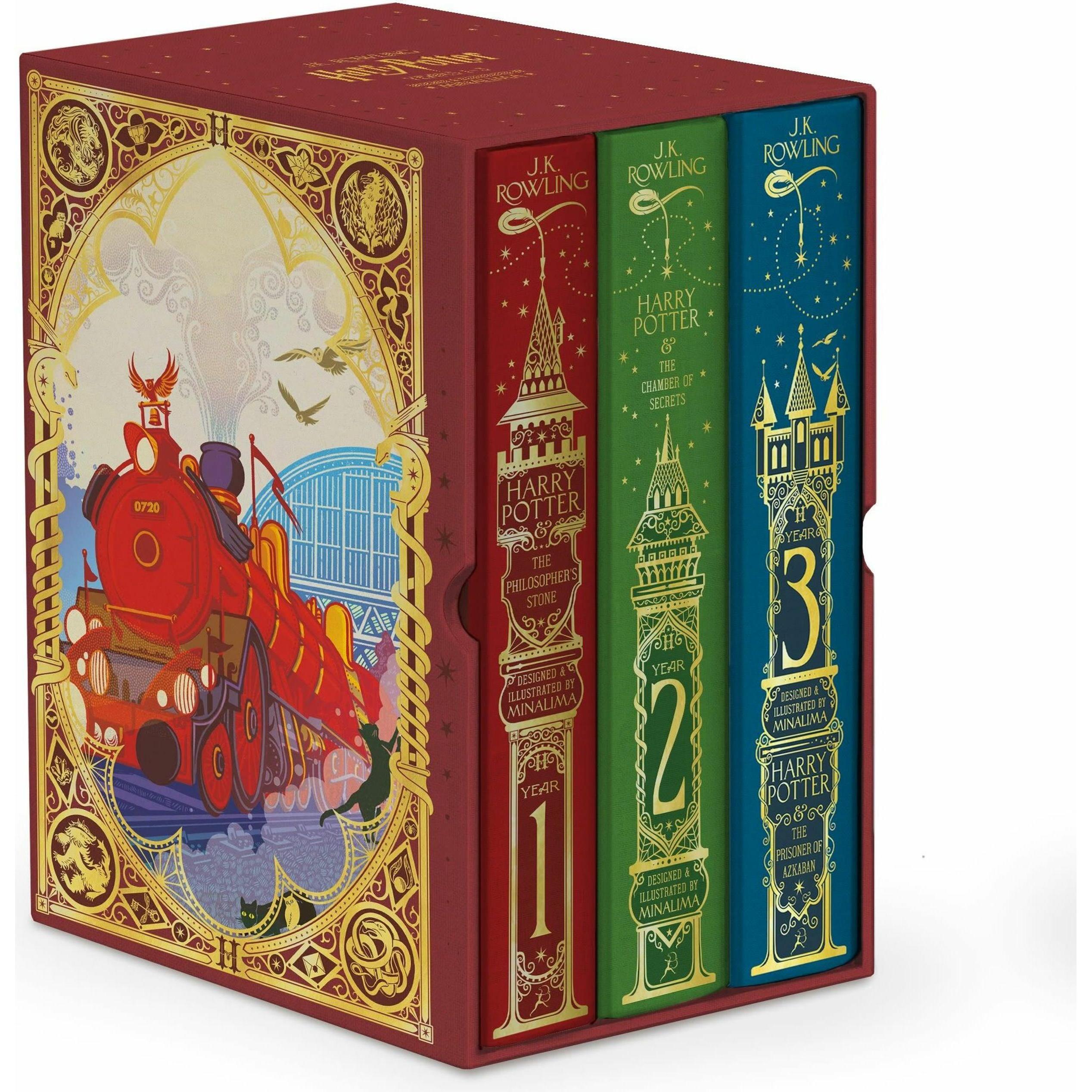 Harry Potter 1-3 Box Set: MinaLima Edition, Kinderbücher von J. K. Rowling