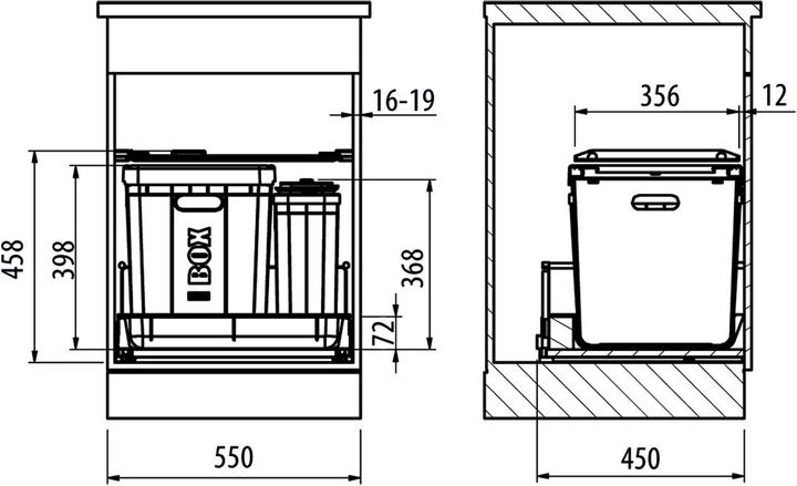 Immagine prodotto Franke Serie 350 Composta 60 Cop. Cont. (40 l)