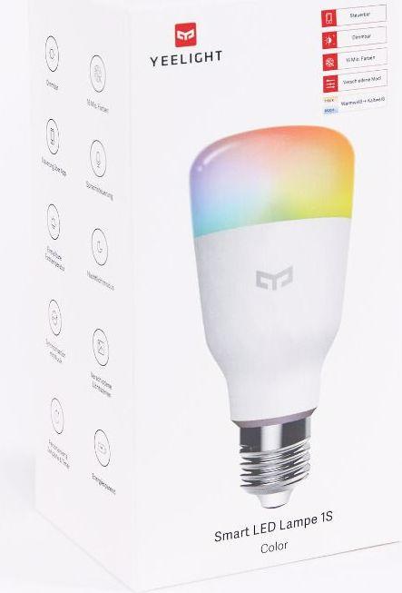 Actual product image Xiaomi Yeelight S1 (Color) (E27, 8.50 W, 800 lm, 1 x, F)