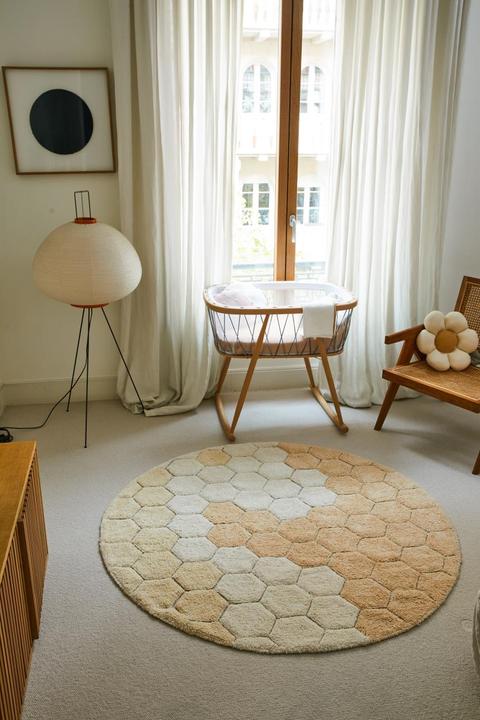 Produktbild Lorena Canals Runder Teppich Honeycomb (140 cm)