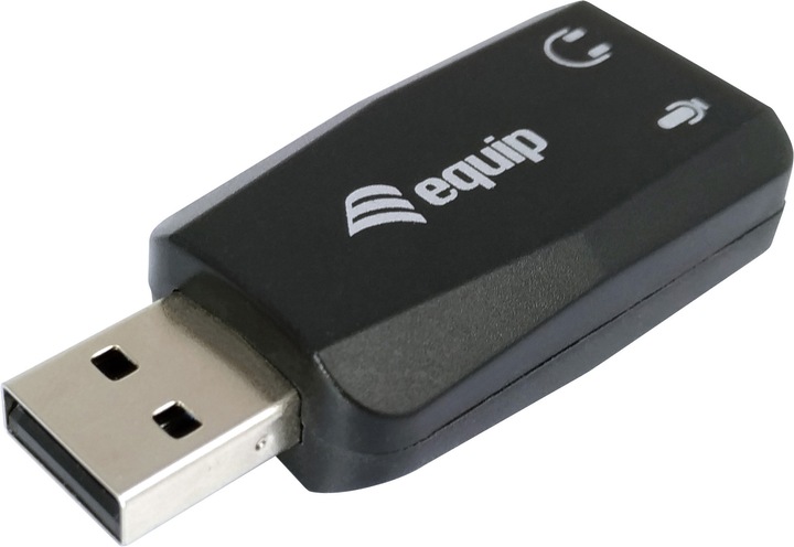 Produktbild equip USB-Soundadapter als weitere Soundkarte f. Headsets (USB)