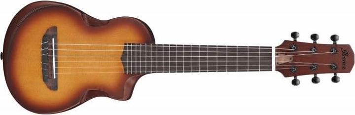 Actual product image Ibanez AUP10NOLB mit Okoume-Handgriff, Purpleheart-Griffbrett und Stereo-Klanglöchern (Acoustic Bass, Top: Spruce, Back/sides: Paulownia, Fingerboard: Purpleheart, Neck: Okoume)