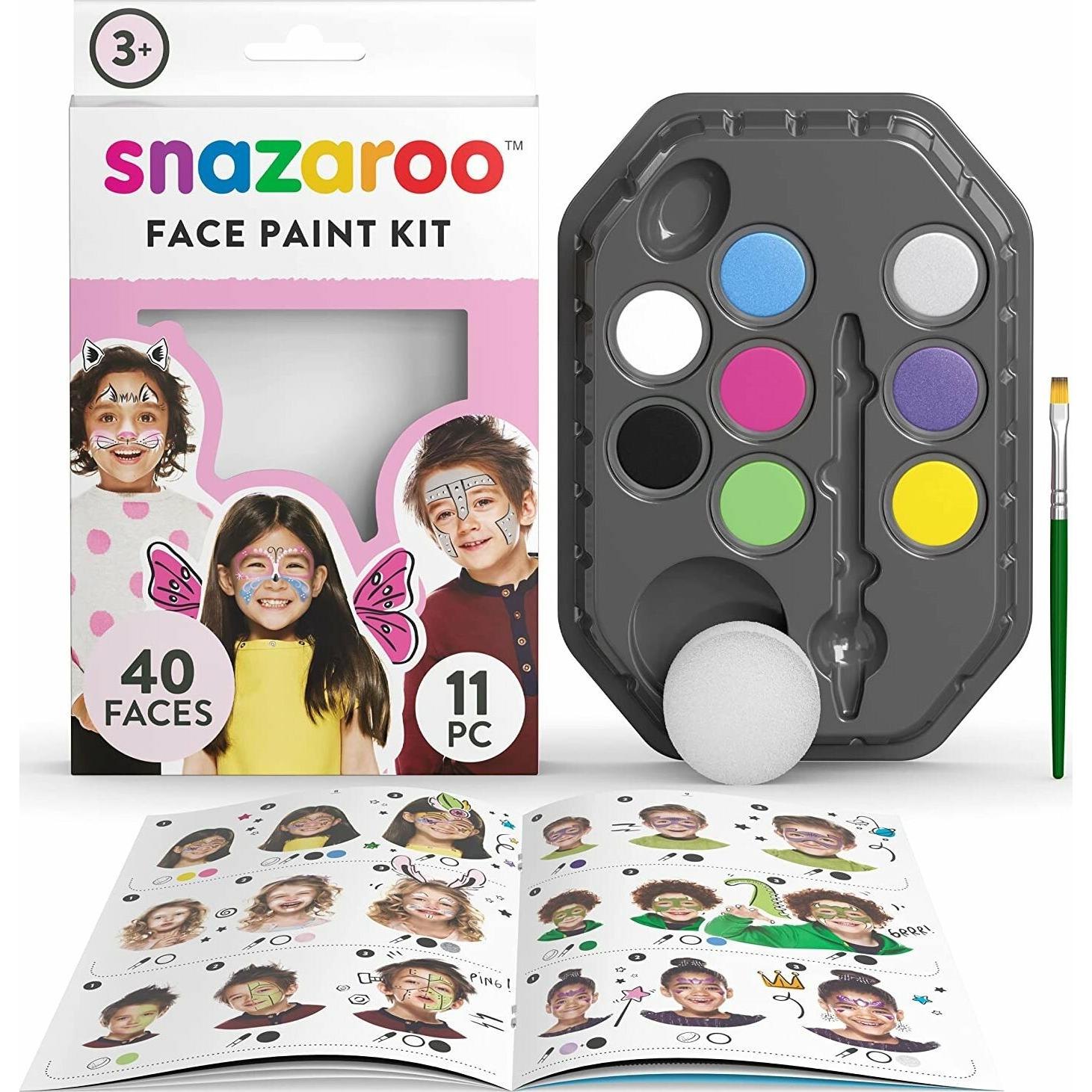 Snazaroo Set von 8 Farben für Gesicht Fantasy