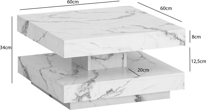 Produktbild Wohnling 60x60x34 (60 x 60 x 34 cm)