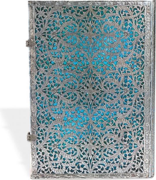 Image du produit Paperblanks Maya blue - carnet de notes (Spécial, À rayures, Couverture rigide)