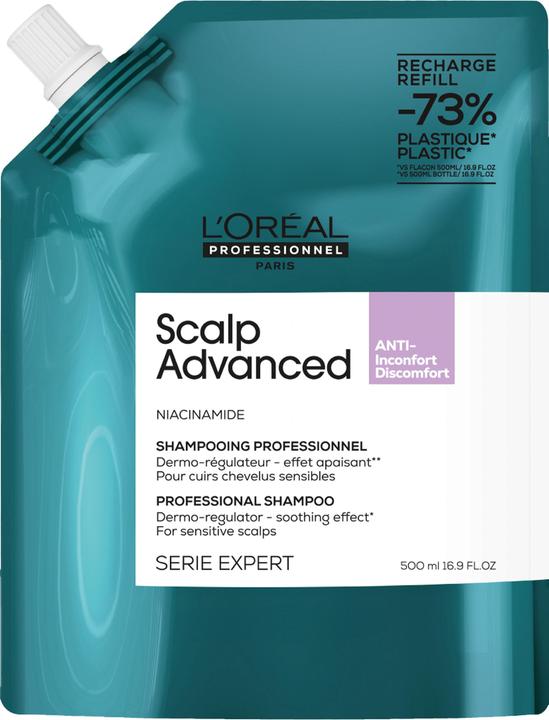 Produktbild L'Oréal Professionnel Serie Expert Scalp Advanced Anti-Discomfort Dermo-Regulator Refill (500 ml, Flüssiges Shampoo)