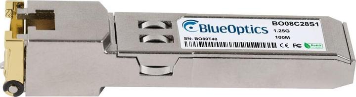 Actual product image BlueOptics Evertz SFPTR-RJ45-SERAV compatible SFP BO08C28S1