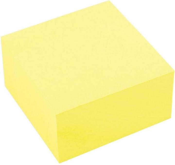 Produktbild D.Rect Selbstklebeblock 76x76mm gelb 400
