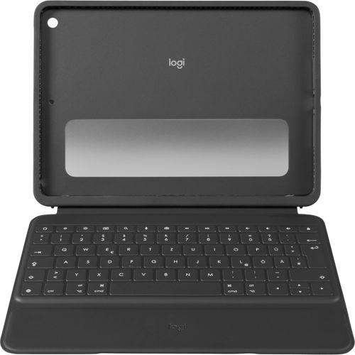 Immagine prodotto Logitech folio robusto (DE, Apple iPad 2019 (7a generazione), Apple iPad 2020 (8a generazione), Apple iPad 2021 (9a generazione))