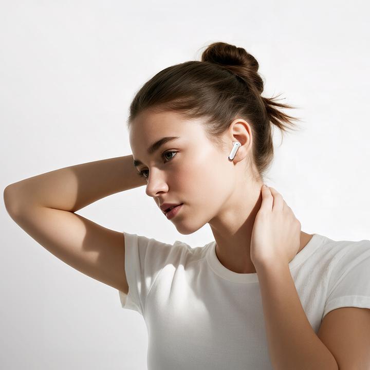 Immagine prodotto Borofone Bluetooth TWS Kopfhörer FQ12 Nice weiss (Senza fili)