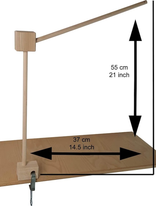Actual product image Niermann Stand By Niermann mobile holder nature Made in Germany