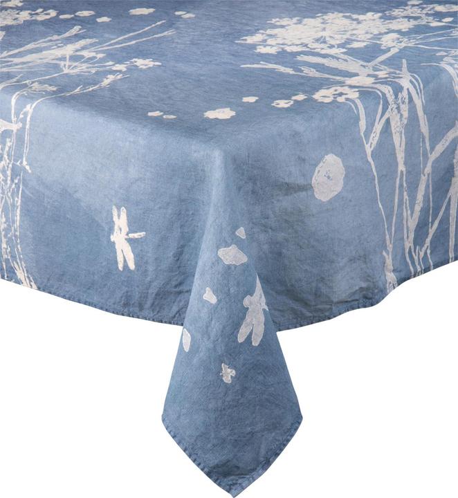Stamperia Bertozzi 175 cm x 320 cm Tischdecke Achillea blau (320 x 175 cm)