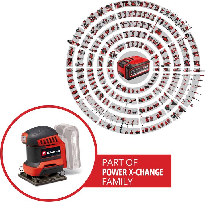 Produktbild Einhell TE-OS 18/113 3X Li (Schwingschleifer)
