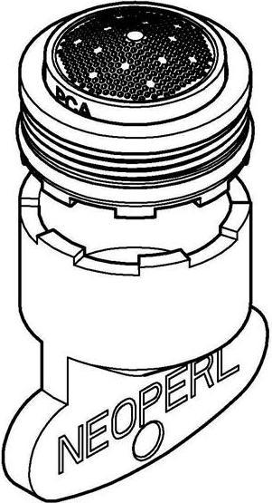 Image du produit Grohe Mousseur AG M 21,4x1, verstellbar
