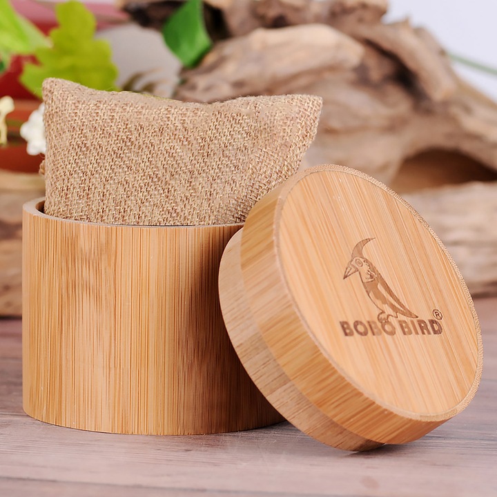Image du produit Natura Punto Montre élégante en bambou et liège, boîtier en bambou, bracelet en liège