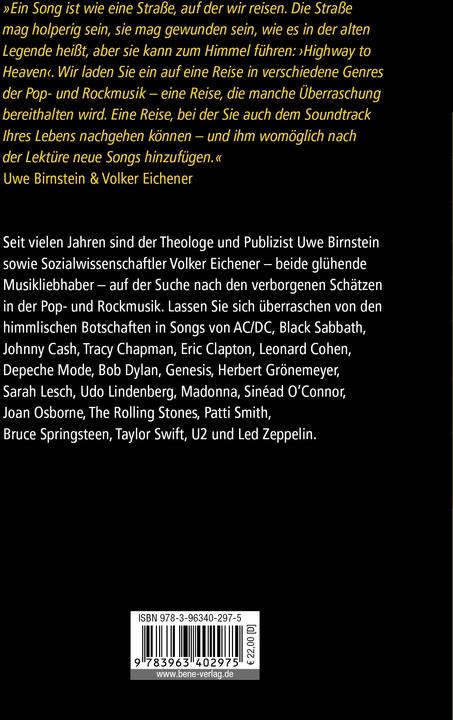 Produktbild Bene Highway to Heaven (Deutsch, Volker Eichener, Uwe Birnstein, 2024)