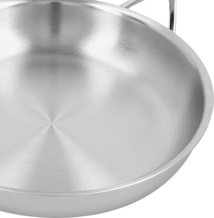 Immagine prodotto Demeyere Padella multilinea 28cm non rivestita, bordo chiuso (28 cm, Padella per friggere, Acciaio inossidabile)