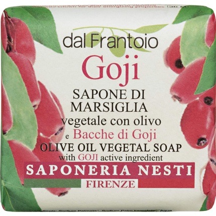 Nesti Dante Sapone Di Marsiglia Goji Natural Italian Soap 100G (refill)