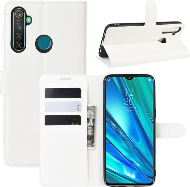 Actual product image MU Classic Litchi Leather Bookcover Series (Realme 5 Pro)