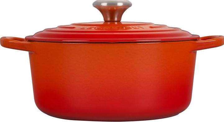Actual product image Le Creuset Signature Roaster round 26cm rhone (21177269494441) (26 cm, Casserole + Stewpot, Cast iron)