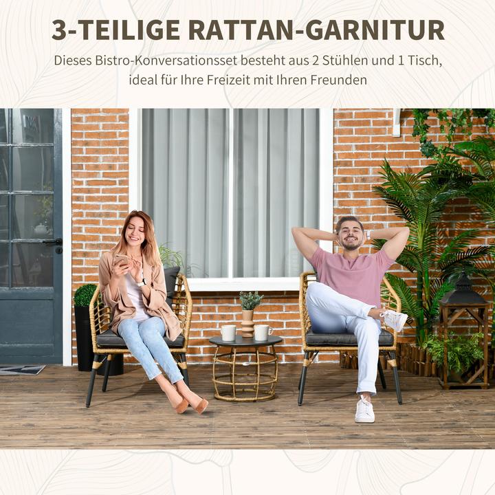 Actual product image Outsunny Garden furniture set