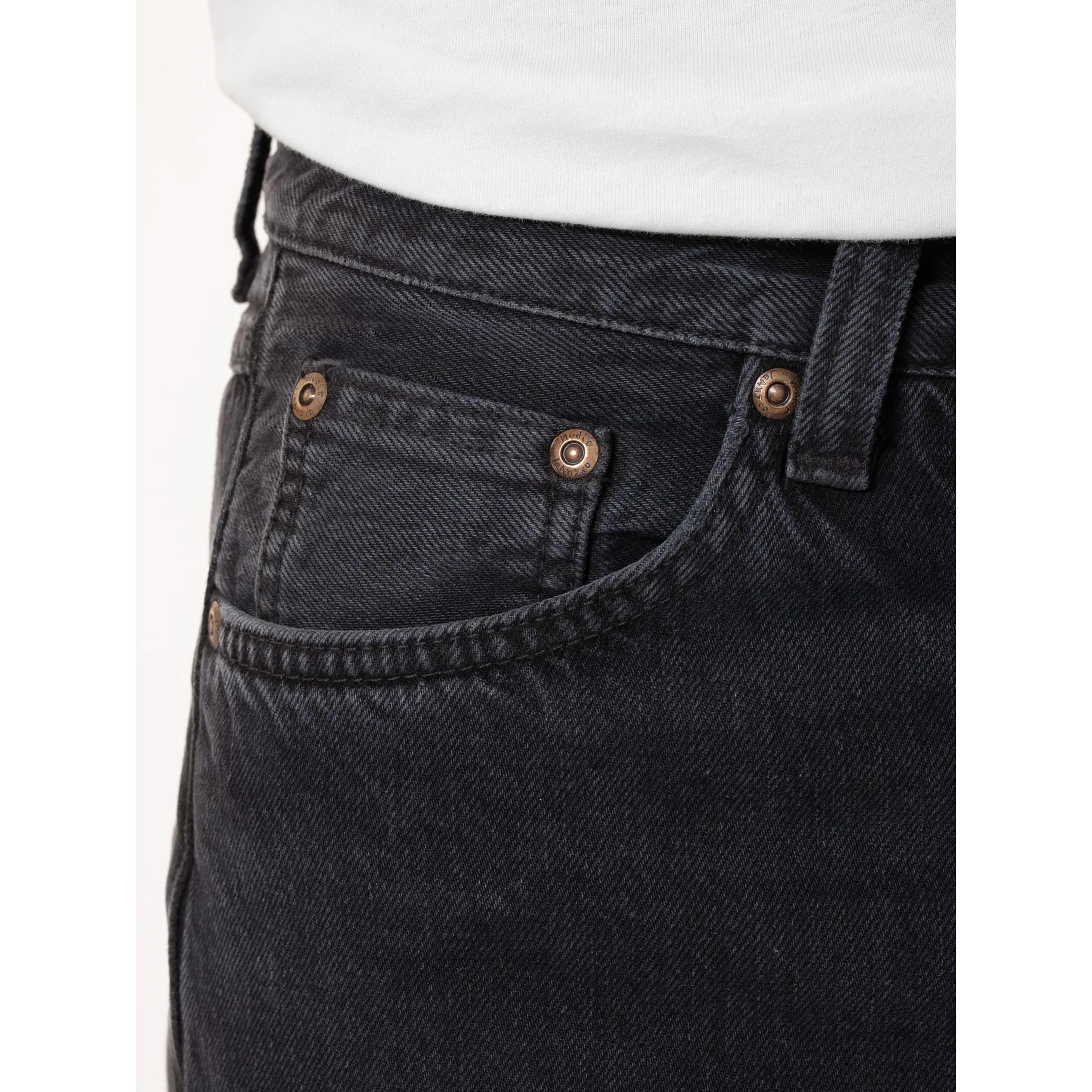 Thumbnail - Nudie Jeans, Herren, Jeans, Jeans Straight Fit RAD RUFUS, Schwarz, (W36/L34)