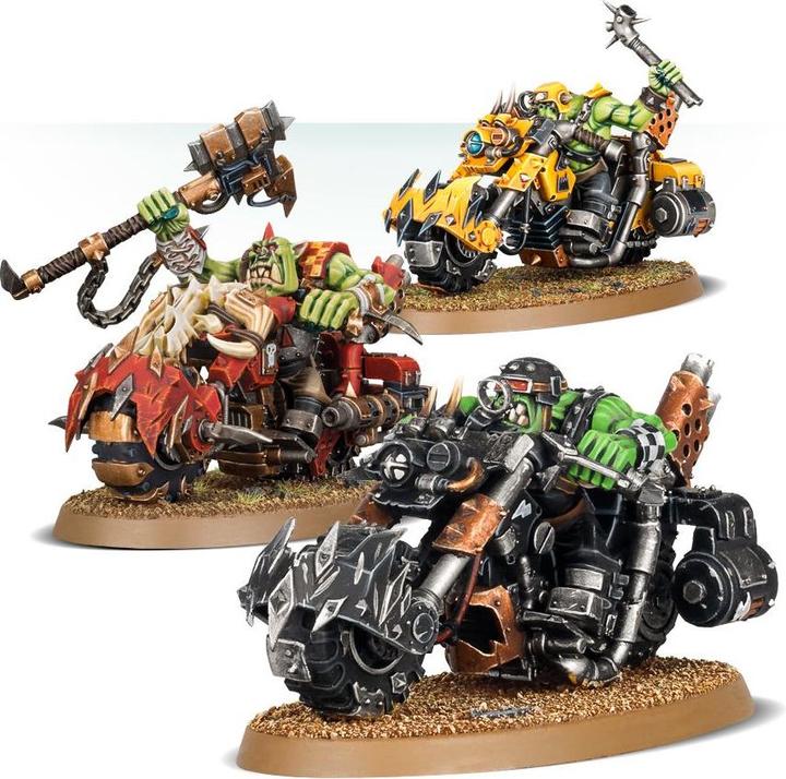 Actual product image Games Workshop Warhammer 40k - Ork Warbiker Mob (Plastic)