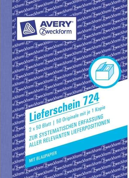 Produktbild Avery Lieferschein (50 x)