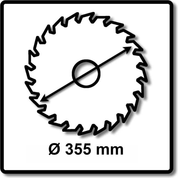 Actual product image Bosch Professional Zubehör Circular saw blade Expert for Steel, 355 x 25.4 x 2.6 mm, 80