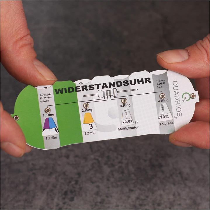Actual product image Quadrios 23P129 23P129 Metal film resistor axial leaded 0.25 W 1 % 200