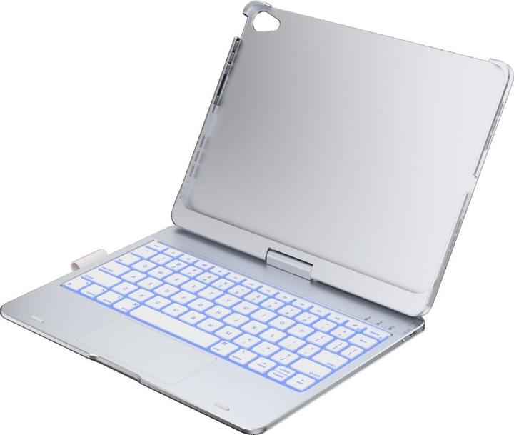 Actual product image Typecase Case Flexbook Touch with keyboard for iPad Air 11" 2024/2025 silver (Eng. Int., Apple iPad Air 11 2024)