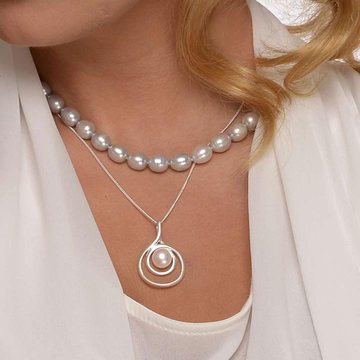 Image du produit Bijouteria Pendentif (Perle d'eau douce, Argent 925)