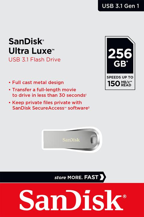 Produktbild SanDisk Ultra Luxe (256 GB, USB-A)