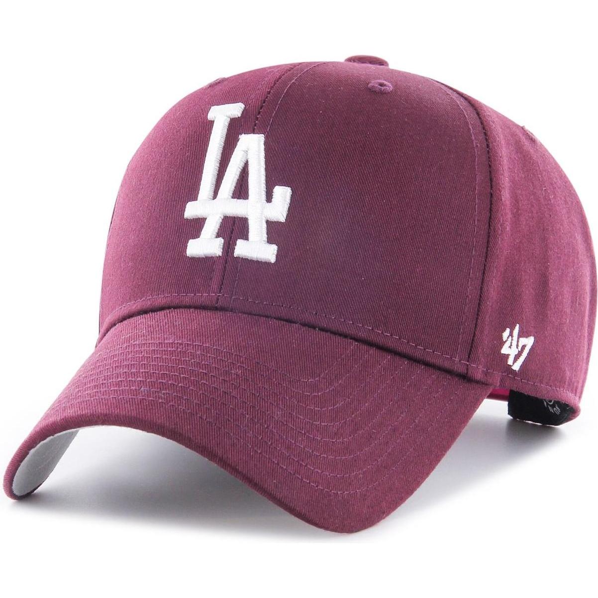 47 Brand, Jungen, Cap, Snapback Kinder Cap BASIC Los Angeles Dodgers ruby, Rot, (53, 55, 56, 52 C, 54 C)