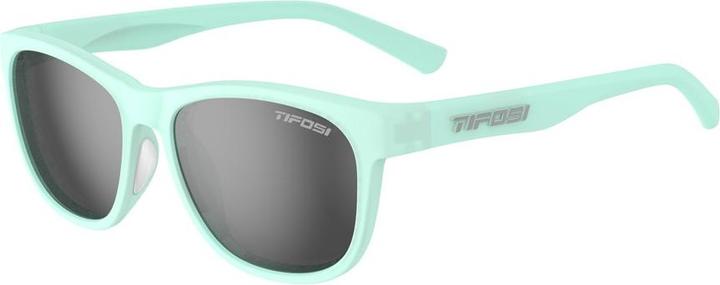 Actual product image Tifosi SWANK POLARISED blue-green satin-finished crystal glasses (1 smoke-polarised glass, 15.4