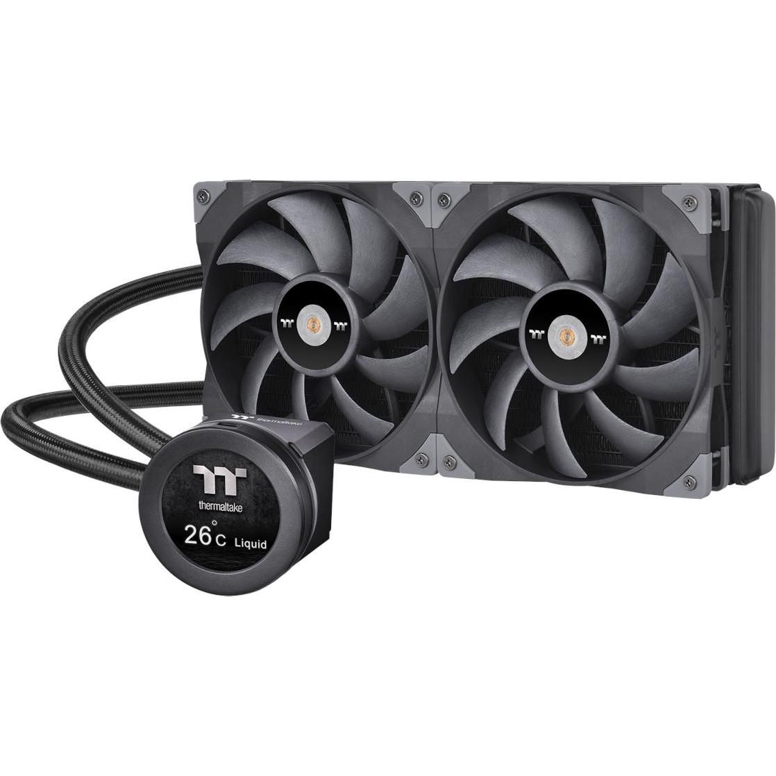 Thermaltake TT Toughliquid Ultra 280 CPU Liquid Cool CL-W374-PL14BL-A, CPU Wasserkühler, Schwarz